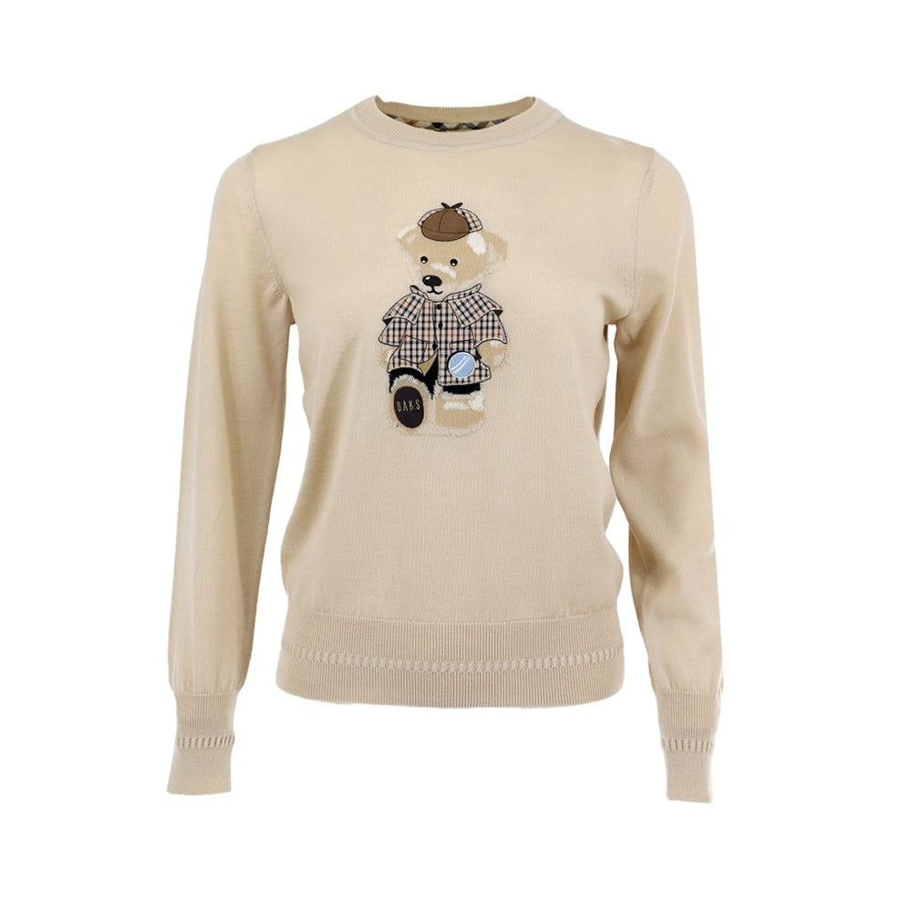 Curious Love Bear Wool Sweater Beige / 38