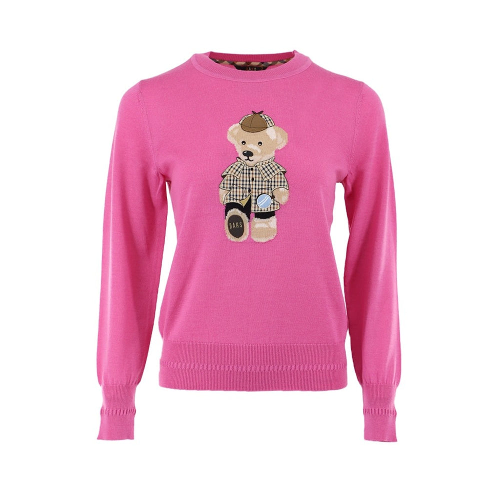 Curious Love Bear Wool Sweater Pink / 38