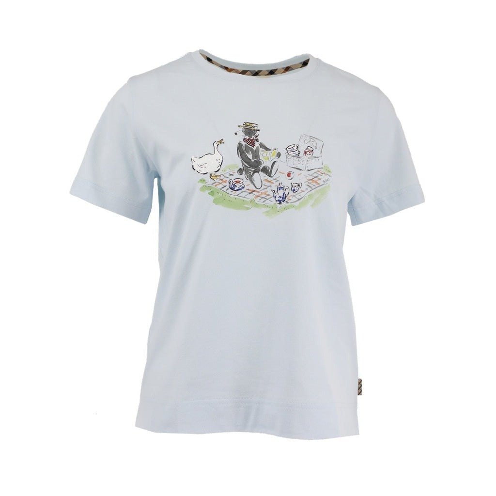 Daks X Nagamiya Yoko Picnic Bear Tee Blue / 38